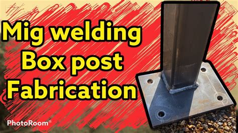 welding steel box section together